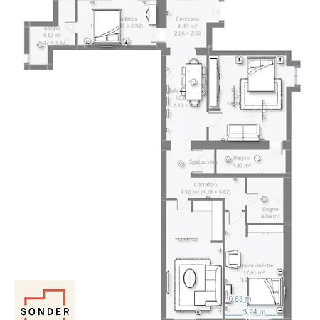 Sonder — Monti Residences アパートホテル 3*